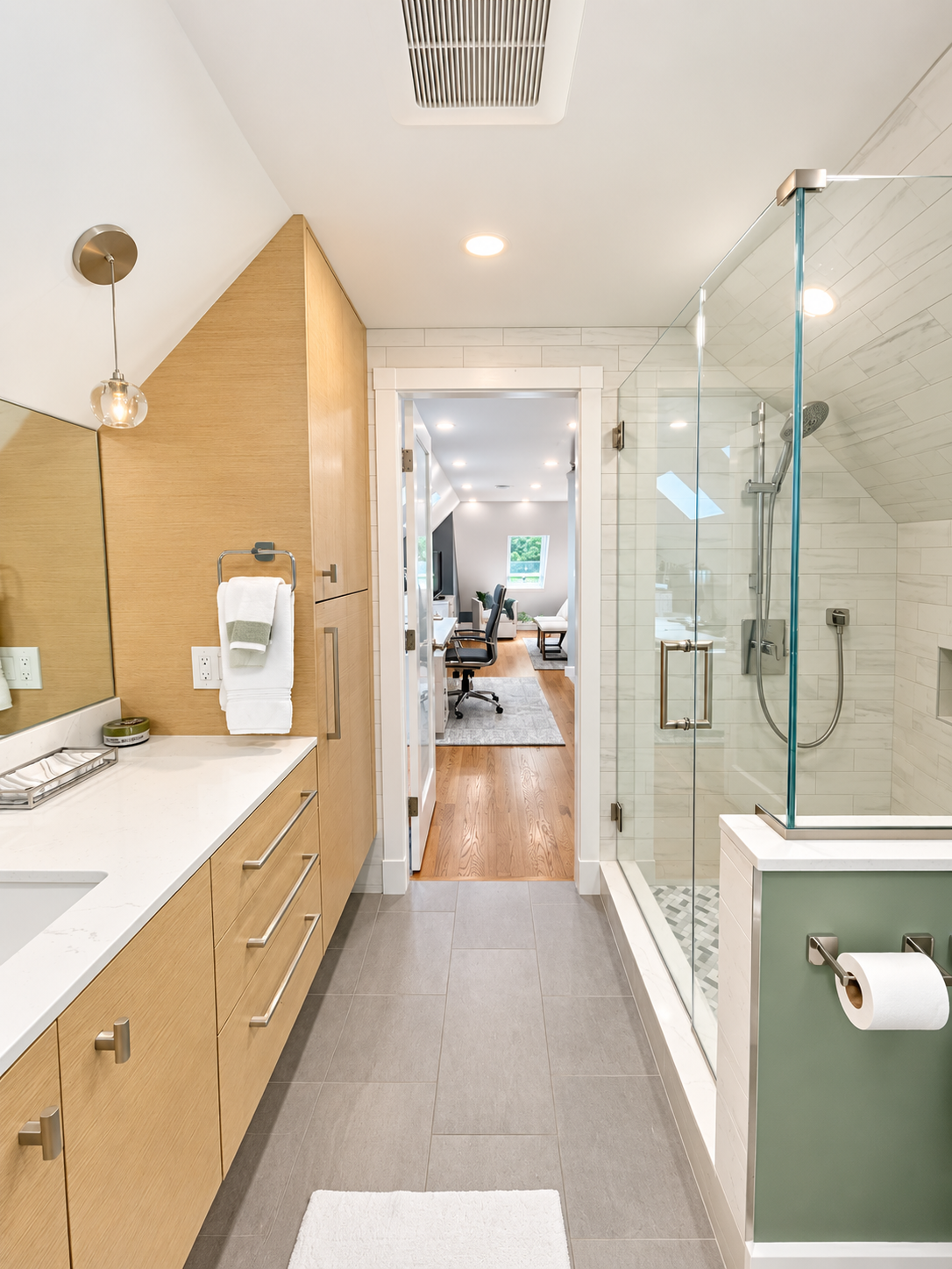 After — Attic Conversion – Bedroom & Bathroom (10 of 13)