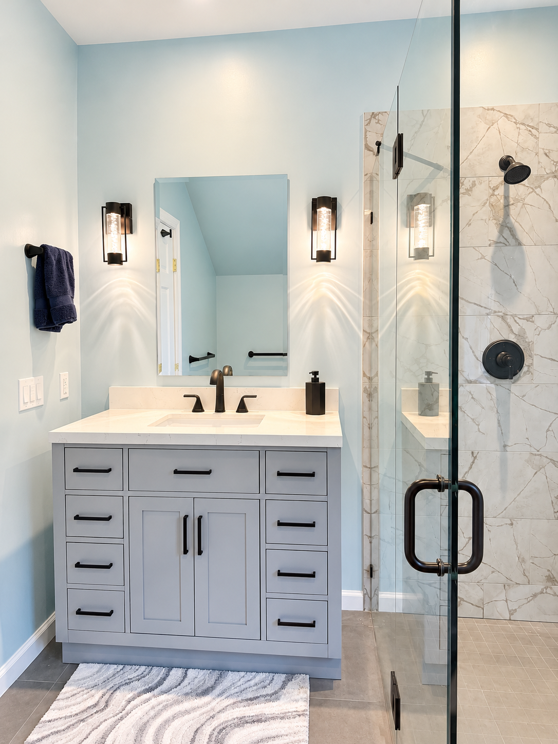 After — Refined Elegance | A Modern Bathroom Addition (2 of 6)